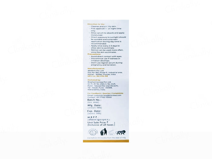 Ageret Age Reversal Retinol Serum